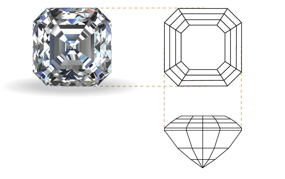 asscher cut diamond