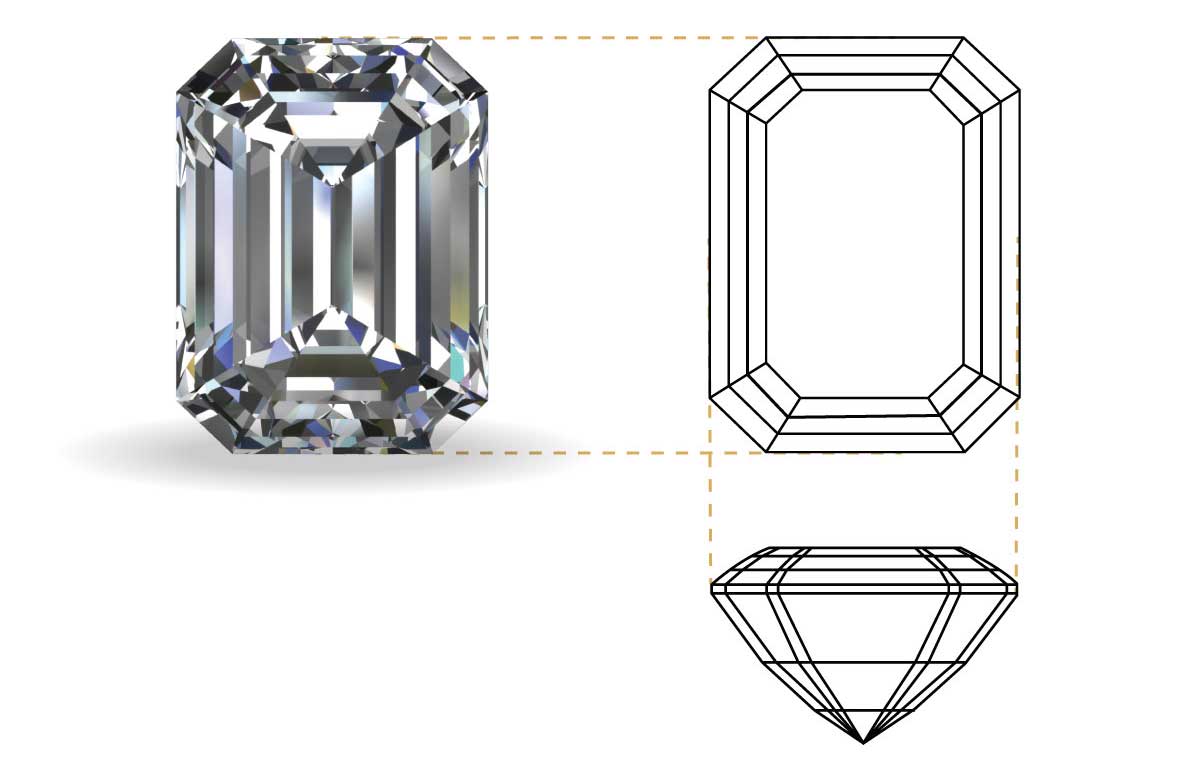 emerald cut diamond