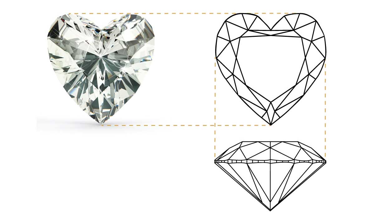 heart diamond