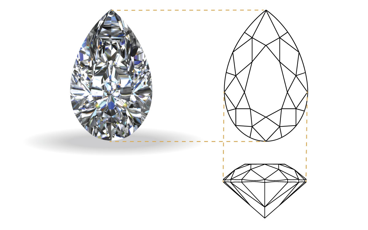 pear cut diamond