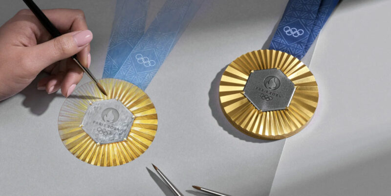 Chaumet unveils the Olympic Medals for Paris 2024 lvmh olympic medals