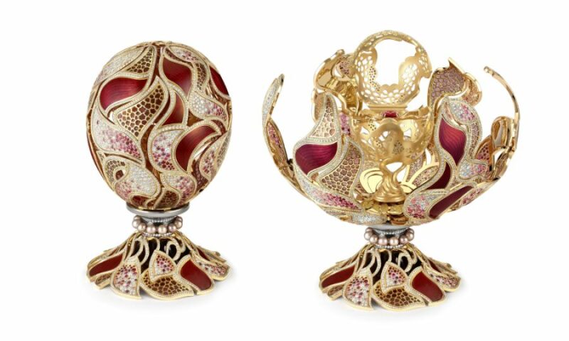 Fabergé and Gemfields Unveil $1.2 Million Malaika Egg  egg 900x540 1