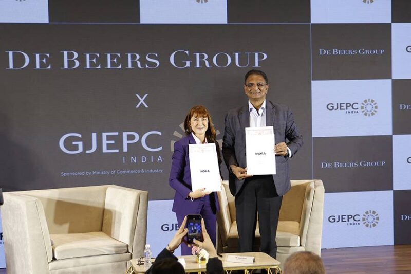 GJEPC and De Beers Collaborate to Strengthen Natural Diamond Market in India de beers group 1