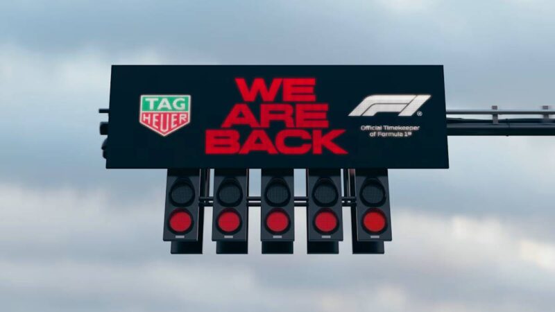 TAG Heuer Named Official Timekeeper of Formula 1 tag heuer 2025